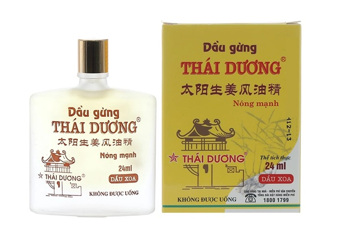 Dầu Gừng Thái Dương OK chai 24ml