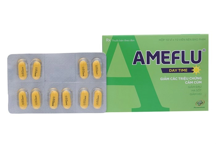 Thuốc trị cảm cúm Ameflu Day Time hộp 100 viên