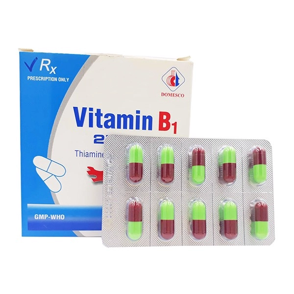 VITAMIN B1 250MG Domesco hộp 200 viên