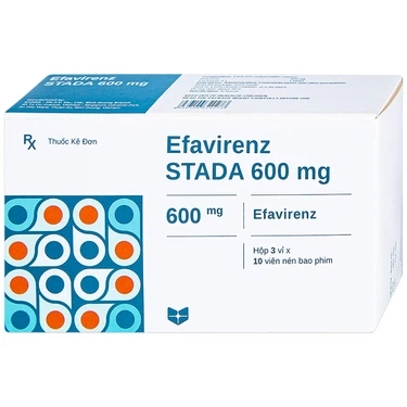 Phòng ngừa sau phơi nhiễm HIV Efavirenz Stella 600mg hộp 3 vỉ x 10 viên