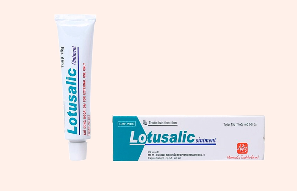 Thuốc bôi trị viêm da Lotusalic hộp 1 tuýp 15g