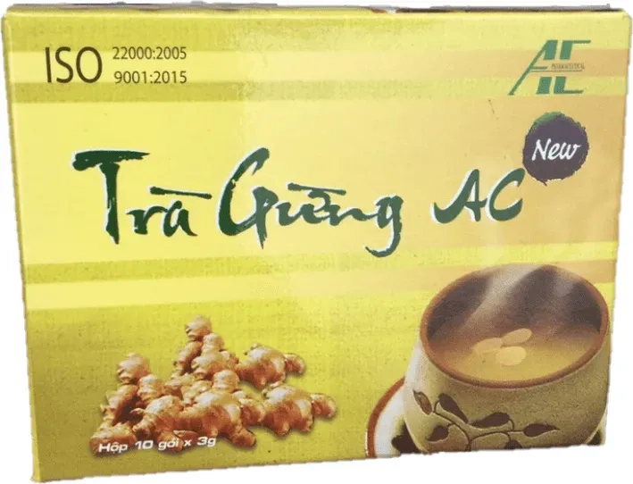 Trà Gừng AC hộp 10 gói x 3g