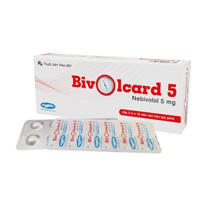 Thuốc huyết áp Bivolcard 5 hộp 3 vỉ x 10 viên