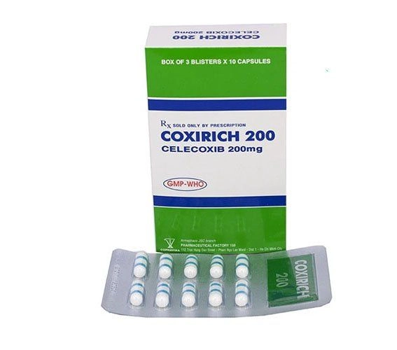 Thuốc giảm đau, kháng viêm Coxirich 200 hộp 3 vỉ x 10 viên