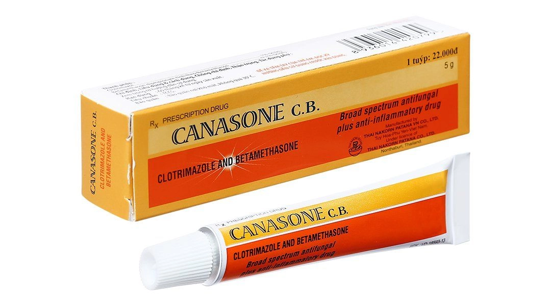 Kem bôi trị nấm da CANASONE C.B. tuýp 5g