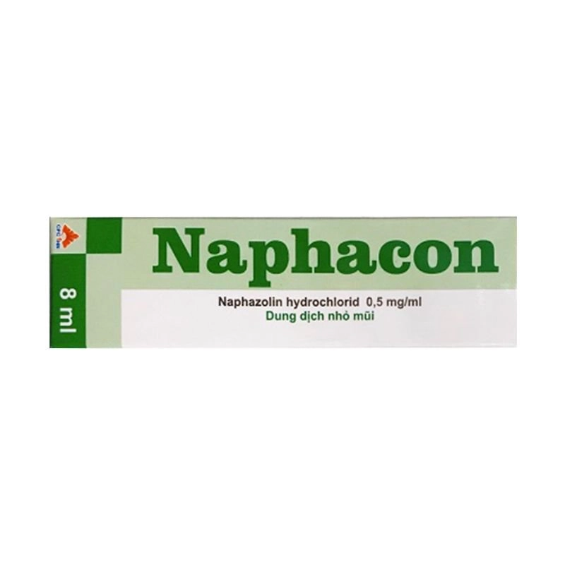 Thuốc nhỏ mũi Naphacon hộp 1 lọ x 8 ml