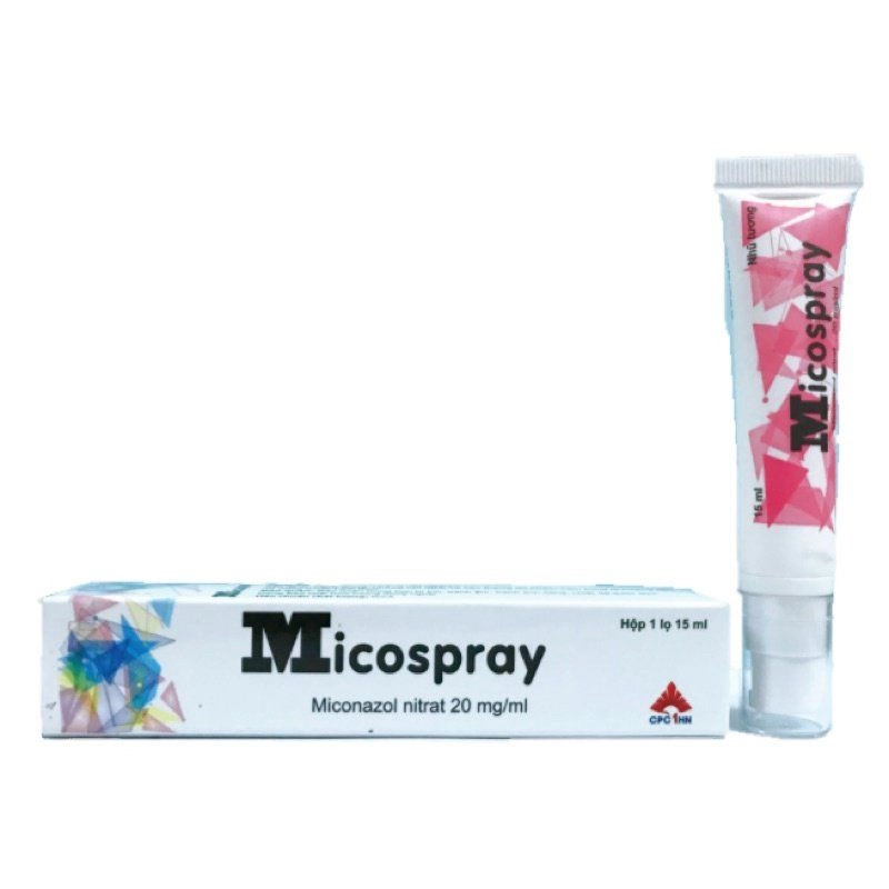 Thuốc trị nấm Micospray hộp 1 lọ 15ml