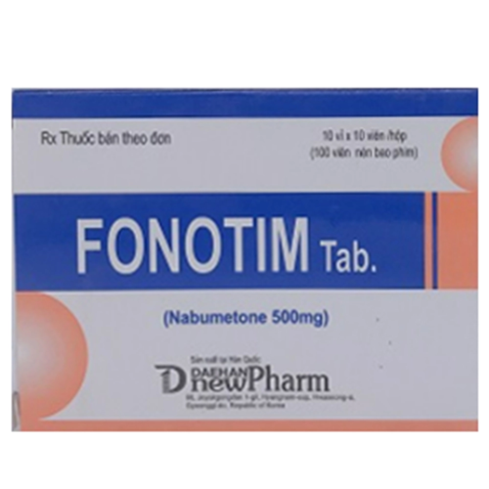 Thuốc điều trị viêm xương khớp Fonotim hộp 10 vỉ x 10 viên