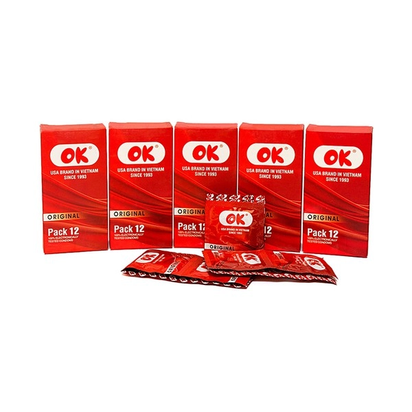 Bao cao su OK Original hộp 12 cái