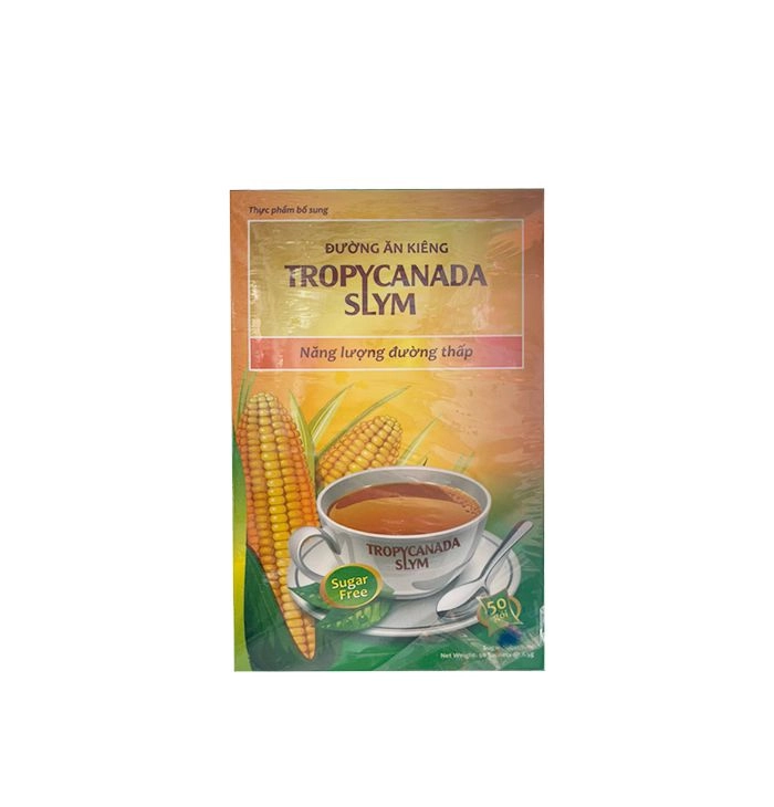 Đường ăn kiêng TROPYCANADA SLYM hộp 50 gói x 2.5g