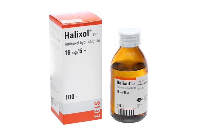 Siro tiêu đờm Halixol 15mg/5ml hộp 1 chai 100ml