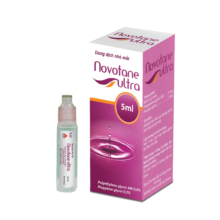 Nước mắt nhân tạo  Novotane Ultra lọ 5ml