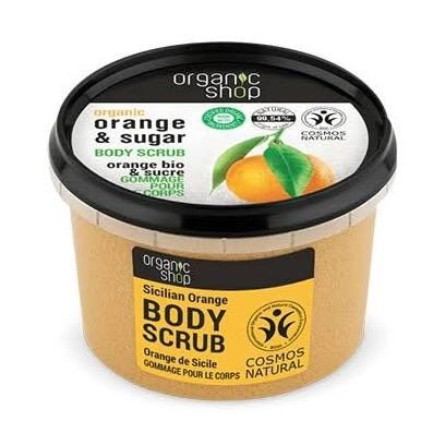 Tẩy Tế Bào Chết Toàn Thân Organic Shop Organic Orange & Sugar Body Scrub Sicillian Orange hộp 250ml