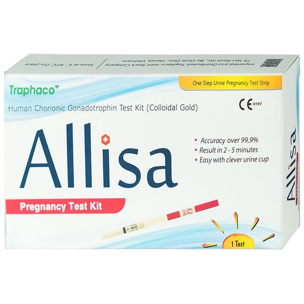 Que thử thai Allisa Pregnancy Test Kit hộp 1 cái