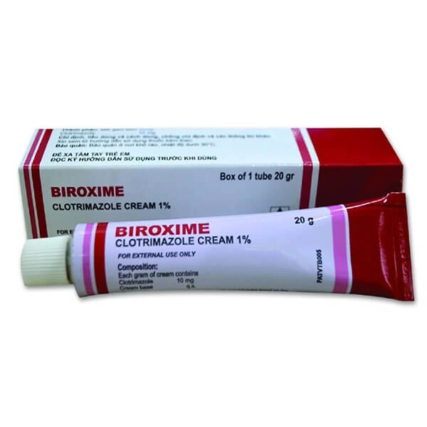 Thuốc kem BIROXIME hộp 1 tuýp 20g