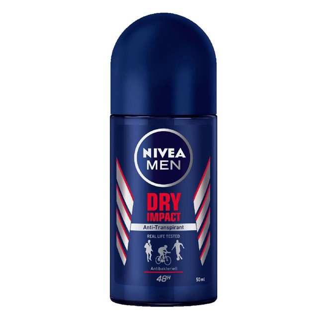 Lăn khử mùi Nivea Men Dry Impact Real Life Tested chai 50ml