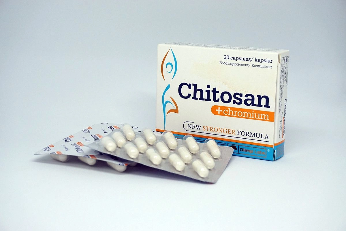 Viên uống giảm cân Chitosan + Chromium hộp 2 vỉ x 15 viên