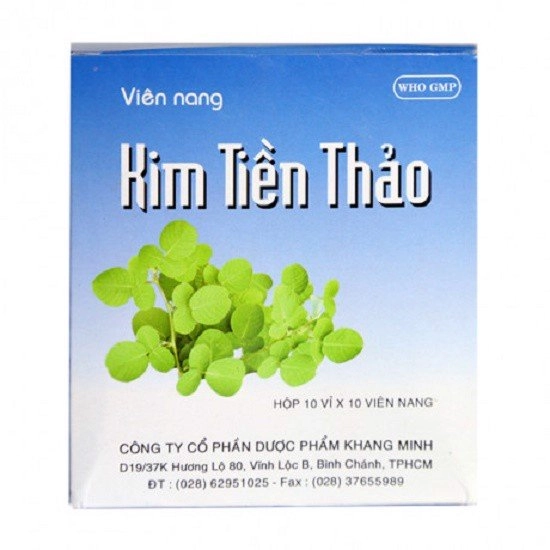 Thuốc trị bệnh đường tiết niệu Kim Tiền Thảo (Khang Minh)  hộp 100 viên