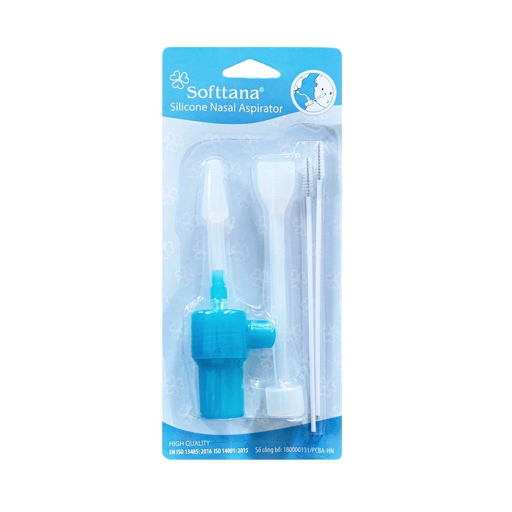 Ống hút mũi đầu mềm Silicone Softtana hộp 1 cái