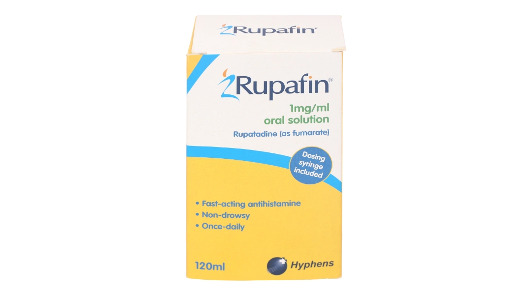 Thuốc chống dị ứng cho trẻ em Rupafin 1mg/ml hôp 1 chai 120ml