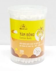 Tăm bông trẻ em Bông Bạch Tuyết hộp tròn 120 que