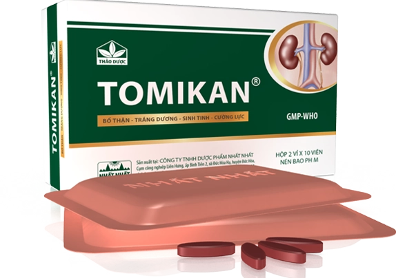 Bổ Thận, Tráng Dương Tomikan hộp 20 viên