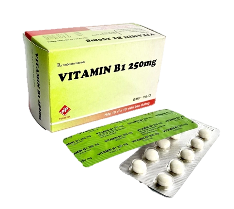 Thuốc bổ sung Vitamin B1 250mg (Vidipha) hộp 10 vỉ x 10 viên
