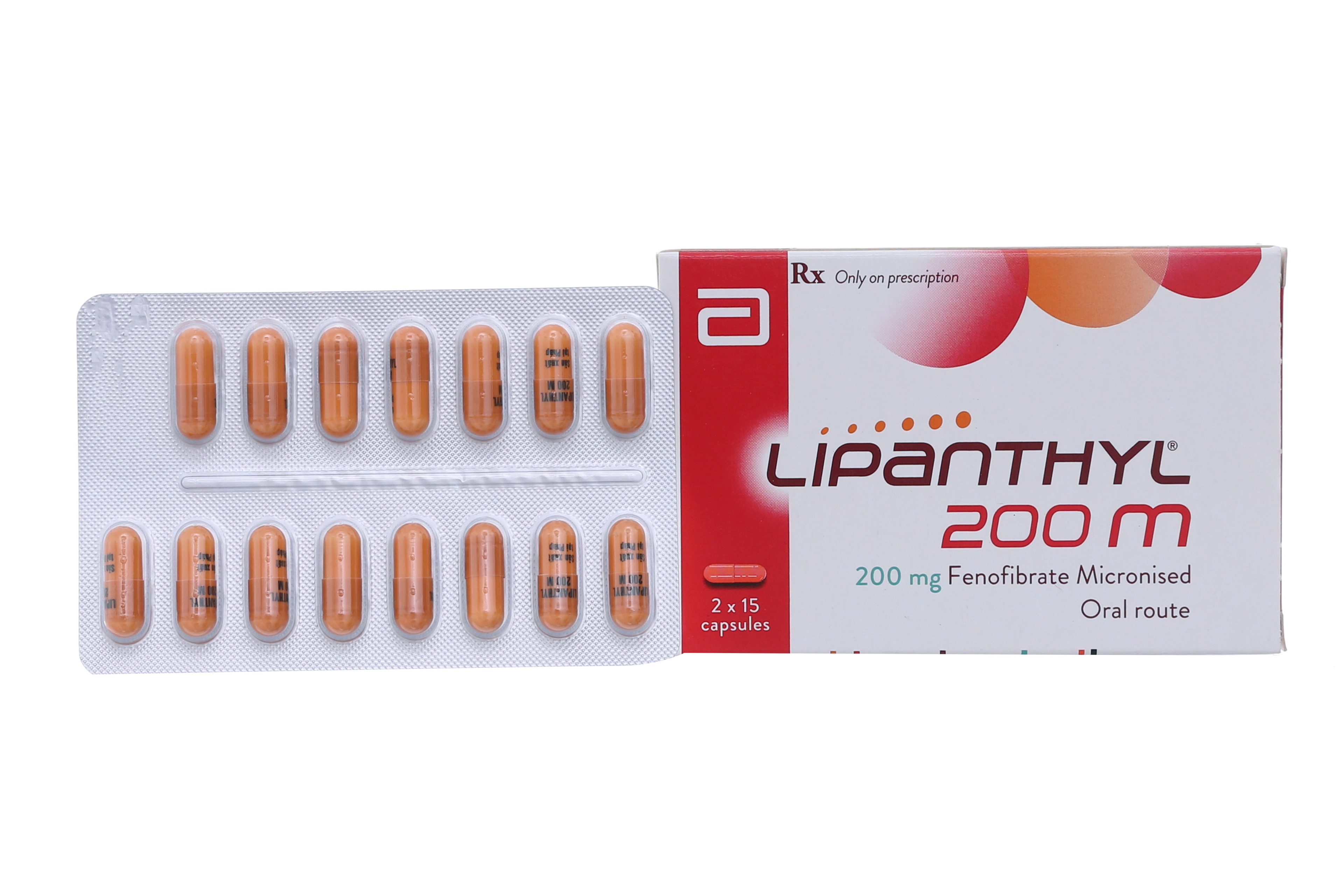 Thuốc trị mỡ máu Lipanthyl 200mg hộp 30 viên