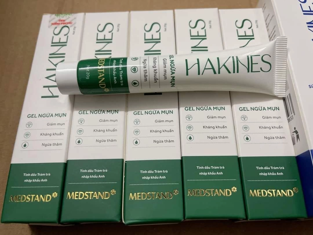 Gel ngừa mụn HAKINES Medstand hộp 1 tuýp 20g