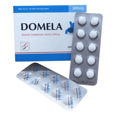 Thuốc điều trị viêm loét dạ dày và tá tràng Domela Đông Nam hộp 10 vỉ x 10 viên