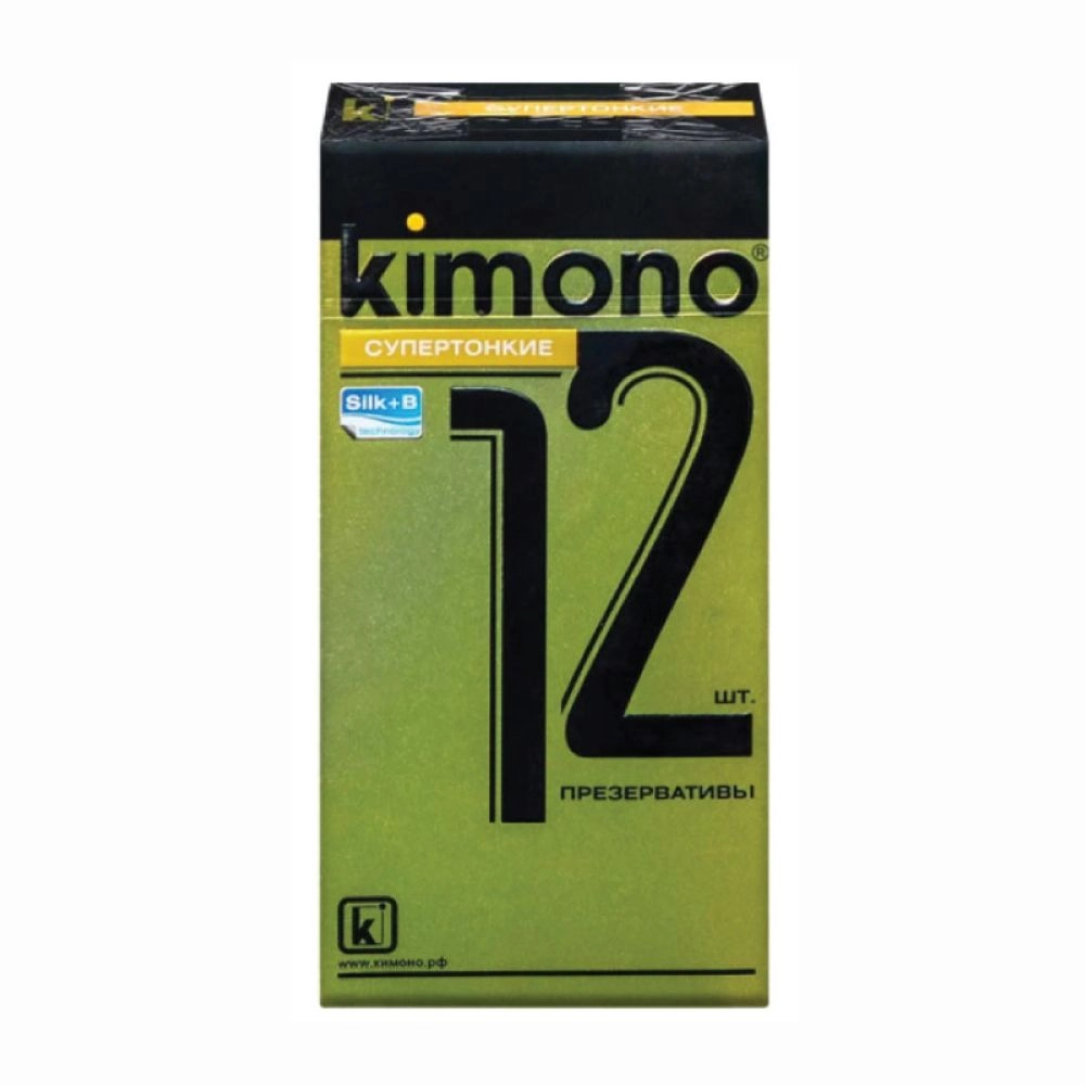Bao cao su Kimono Vàng - Siêu mỏng 0.02mm hộp 12 cái
