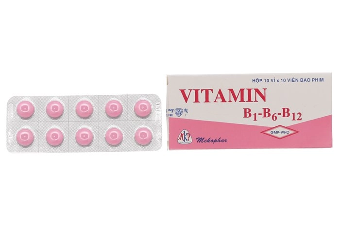 Vitamin B1-B6-B12 Mekophar hộp 100 viên