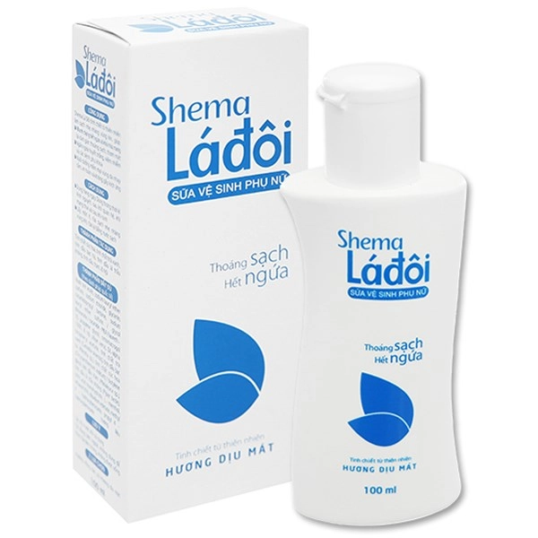 Dung dịch vệ sinh phụ nữ Shema Lá đôi chai 100ml