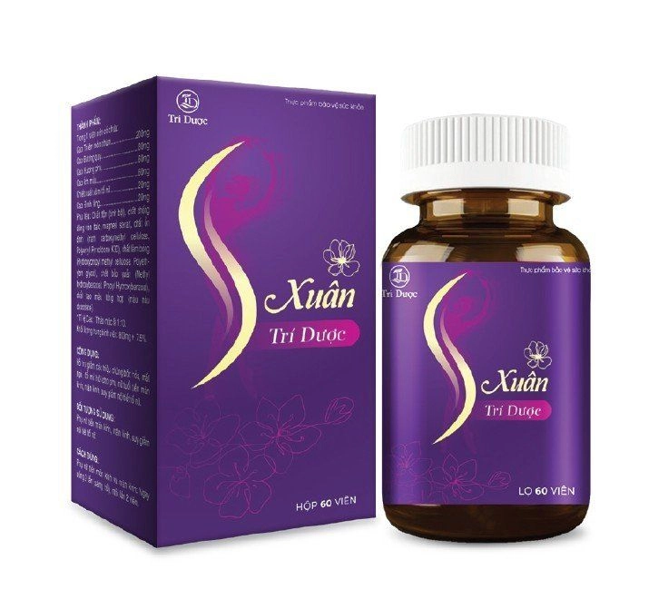 S Xuân Trí Dược - Rạng rỡ sắc xuân, căng tràn hạnh phúc S Xuân Trí Dược Hộp 1 lọ x 60 viên