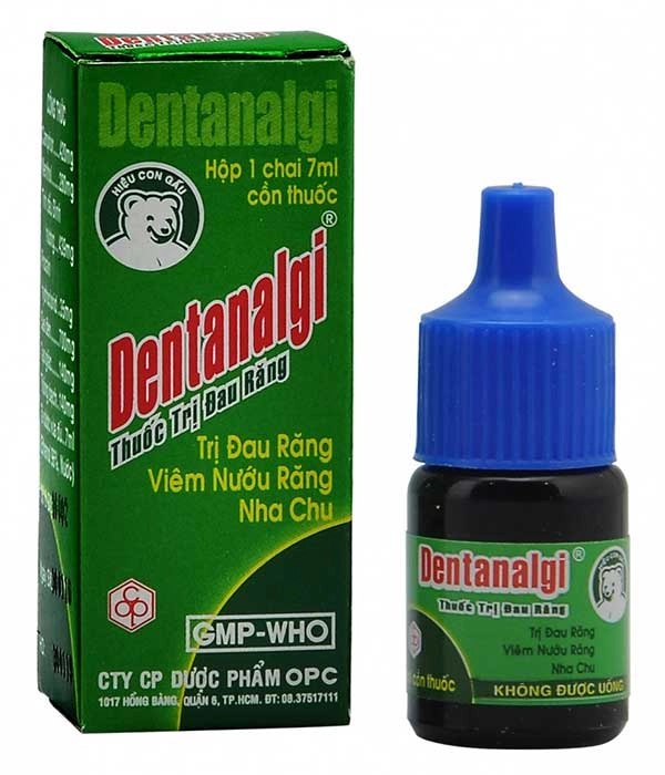 Thuốc trị đau răng Dentanalgi hộp 1 chai 7ml