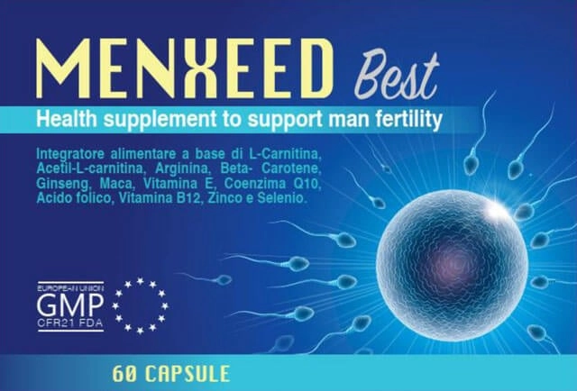 Tăng cường sức khỏe sinh sản nam giới Menxeed Best hộp 4 vỉ x 15 viên nang cứng