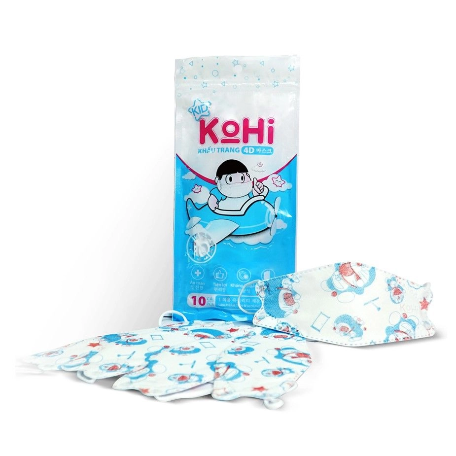 Khẩu trang y tế 4D trẻ em KF94 KoHi KID gói 10 cái