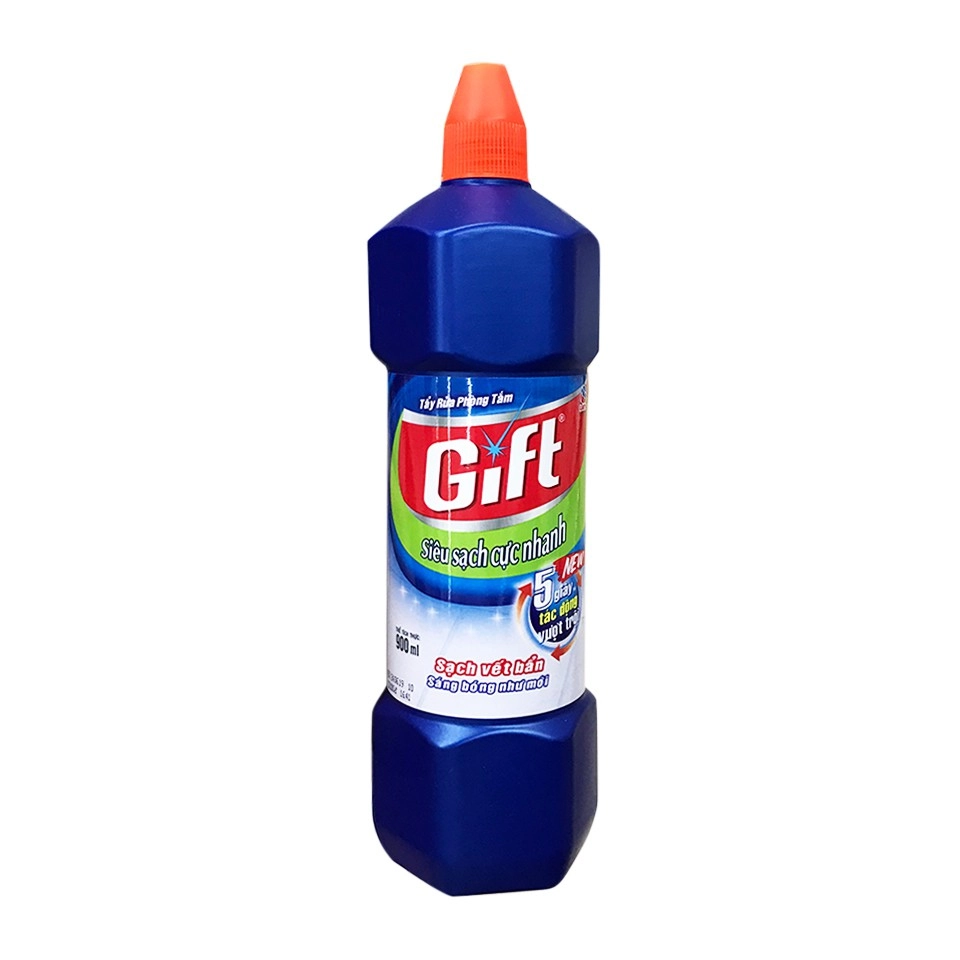 Nước tẩy rửa phòng tắm Gift Siêu Sạch Cực Nhanh chai 900ml