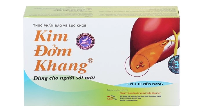 Viên uống hỗ trợ trị sỏi mật Kim Đởm Khang hộp 30 viên