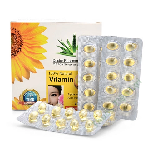 Viên uống bổ sung Vitamin E 400 USA Pharma hộp 100 viên
