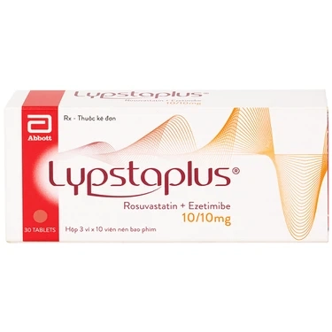 Thuốc hạ mỡ máu Lypstaplus 10/10mg Abbott hộp 3 vỉ x 10 viên