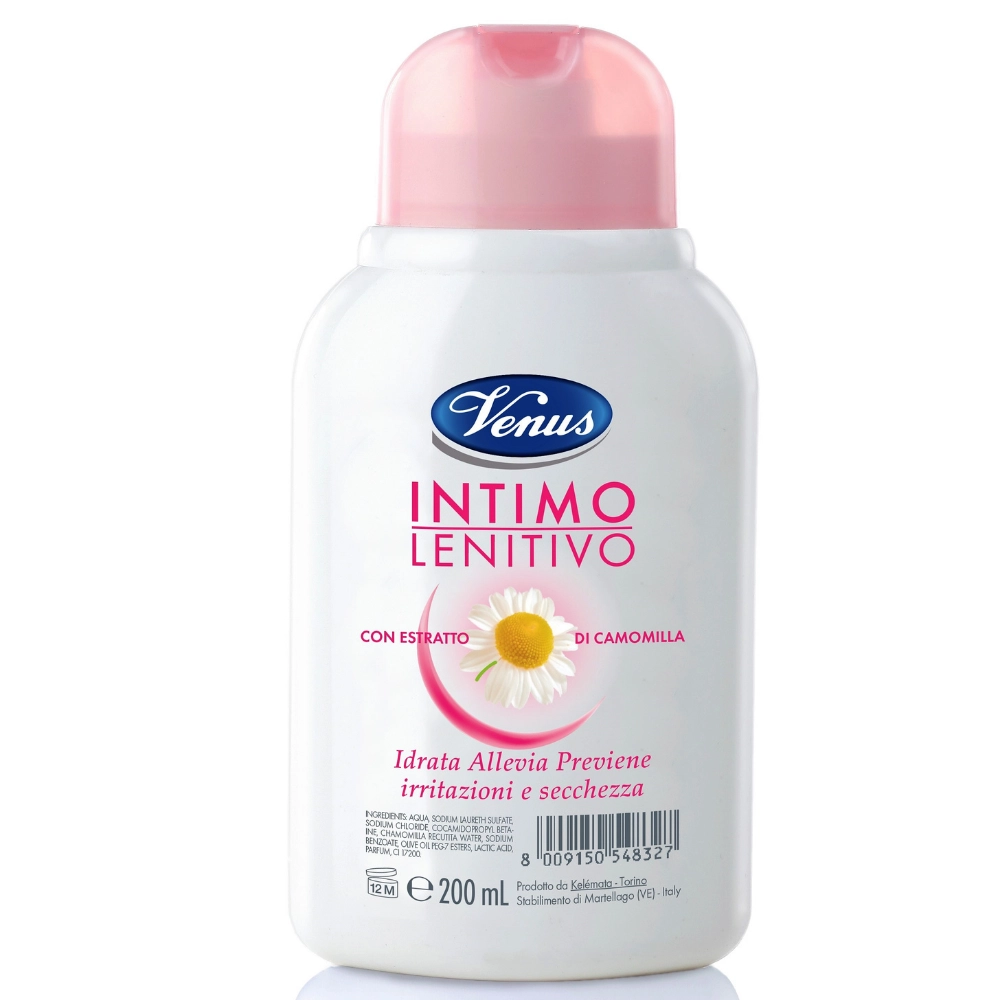 Dung dịch vệ sinh phụ nữ Venus Intimo Lenitivo Hoa Cúc hôp 1 chai 200ml