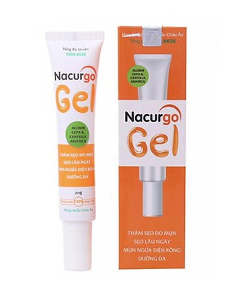 Gel trị thâm, sẹo Nacurgo Gel tuýp 20g