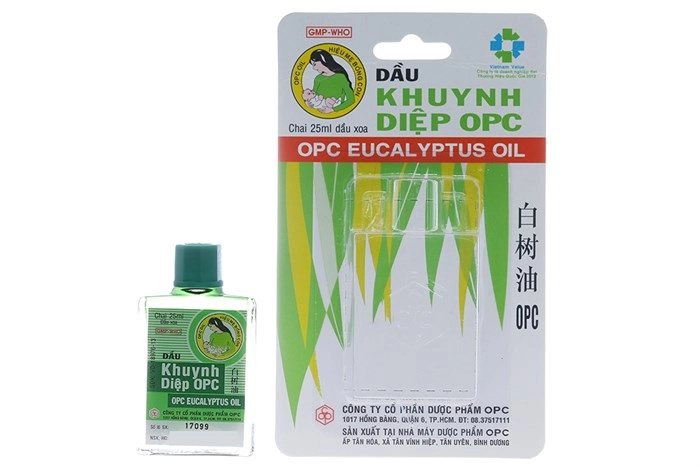 Dầu Khuynh Diệp OPC vuông 10 cho ban test chai 25ml