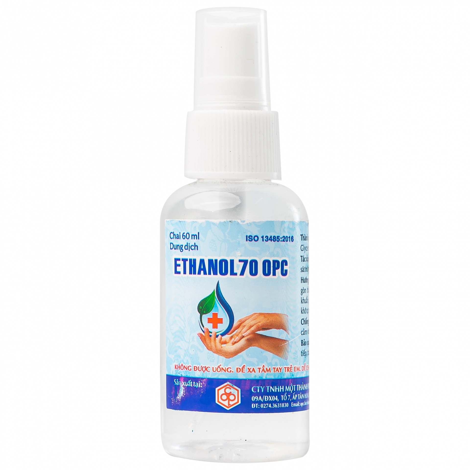 Cồn sát khuẩn  Ethanol 70 OPC chai 60ml