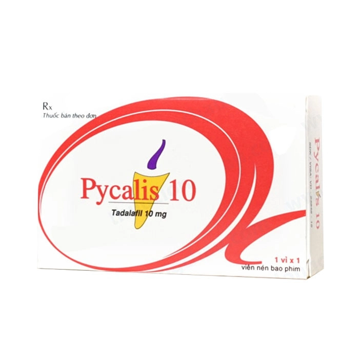 Thuốc điều trị rối loạn cương dương Pycalis 10 hộp 1 vỉ x 1 viên nén