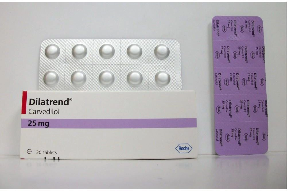 Dilatrend 25mg hộp 30 viên