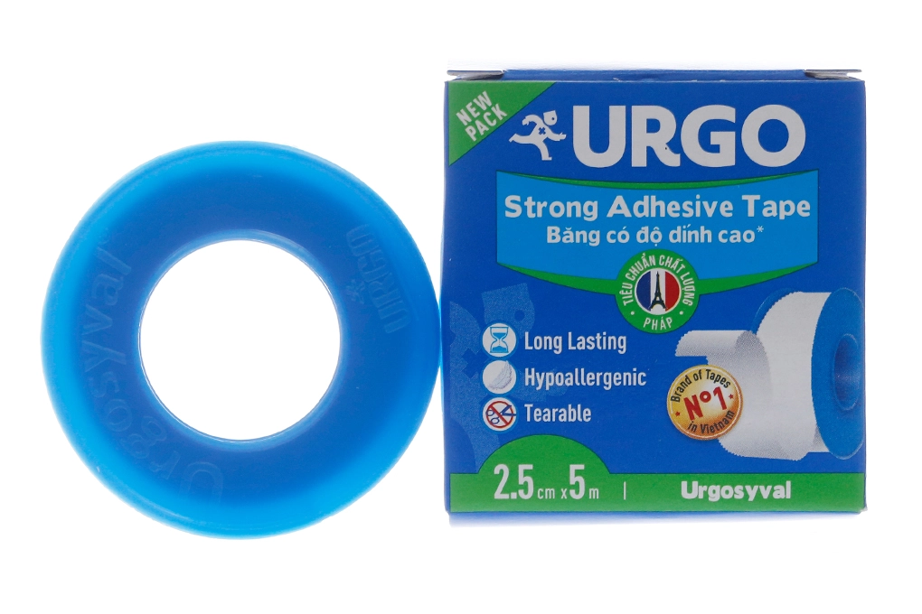 Băng keo lụa Urgo Strong Adhesive Tape 2.5cm x 5m
