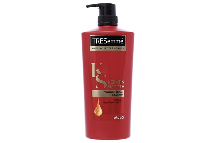 Dầu gội TRESemmé Keratin Smooth (màu đỏ) chai 650g