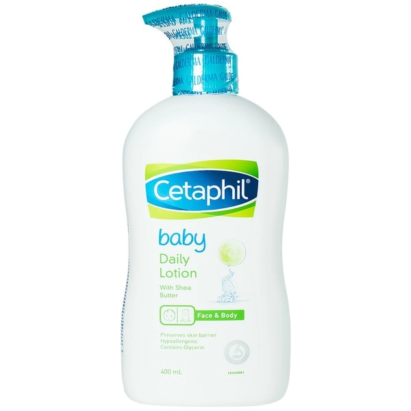 Sữa dưỡng ẩm da hàng ngày cho bé 
 Cetaphil Baby Daily Lotion chai 400ml